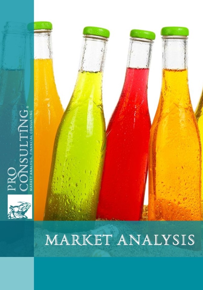 Market research of sugary soft drinks in Ukraine. 2013